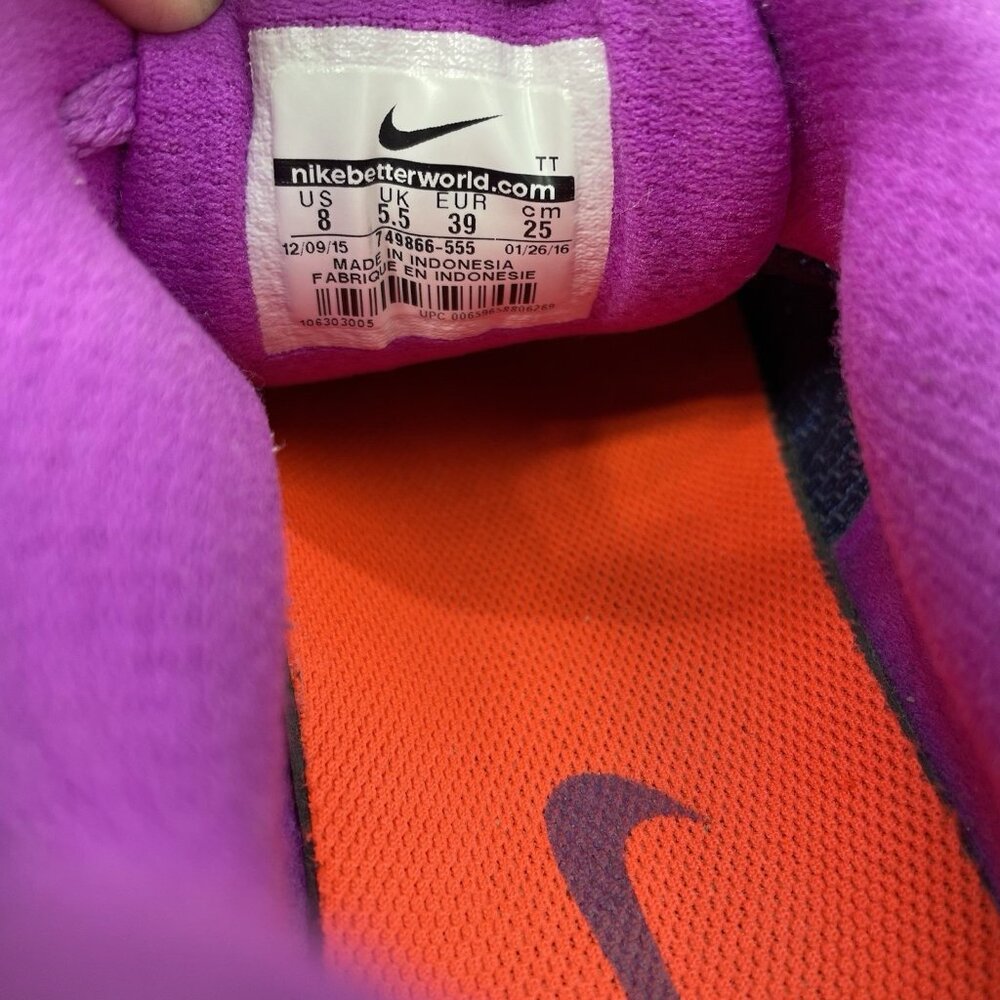 Nike Air Max Invigor Sneakers Shoes Running Training Blue Purple Womens 8 - Picture 14 of 14